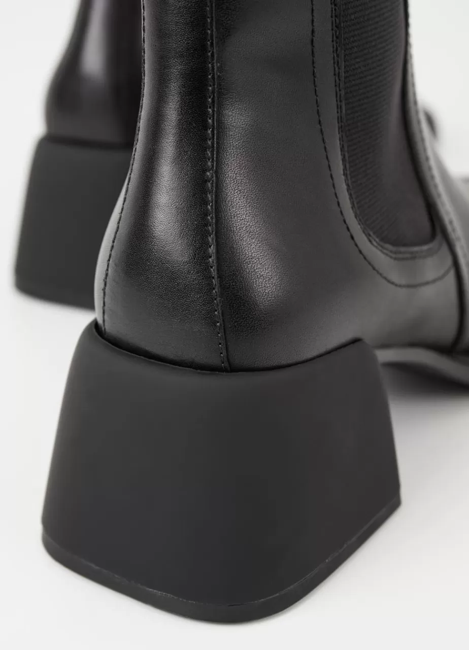 Vagabond Ansie Bottes Noir Cuir Outlet