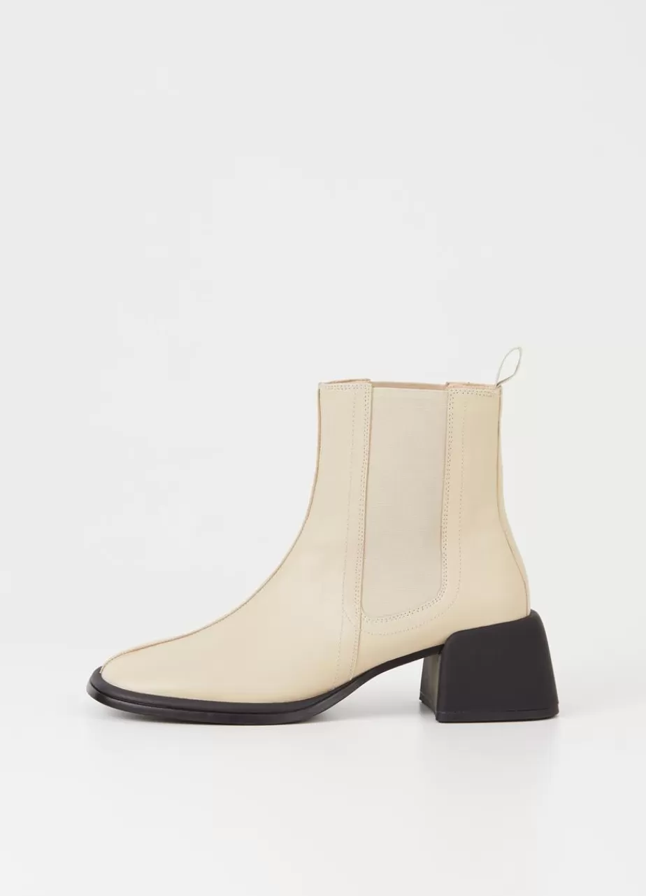 Vagabond Ansie Bottes Beige Cuir New
