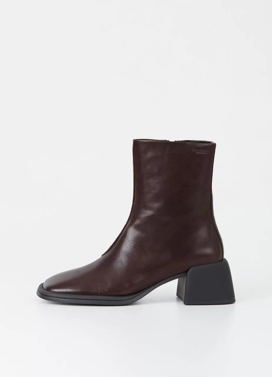 Vagabond Ansie Bottes Marron Fonce Cuir Store