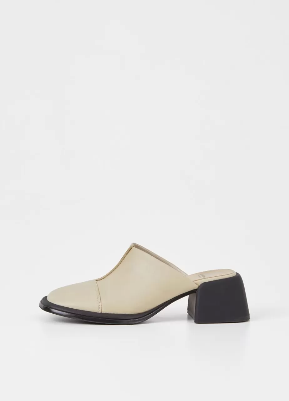Vagabond Ansie Mules Beige Cuir Best Sale
