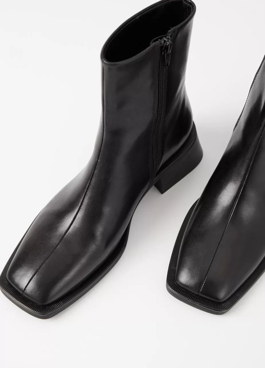 Vagabond Blanca Bottes Noir Cuir Best