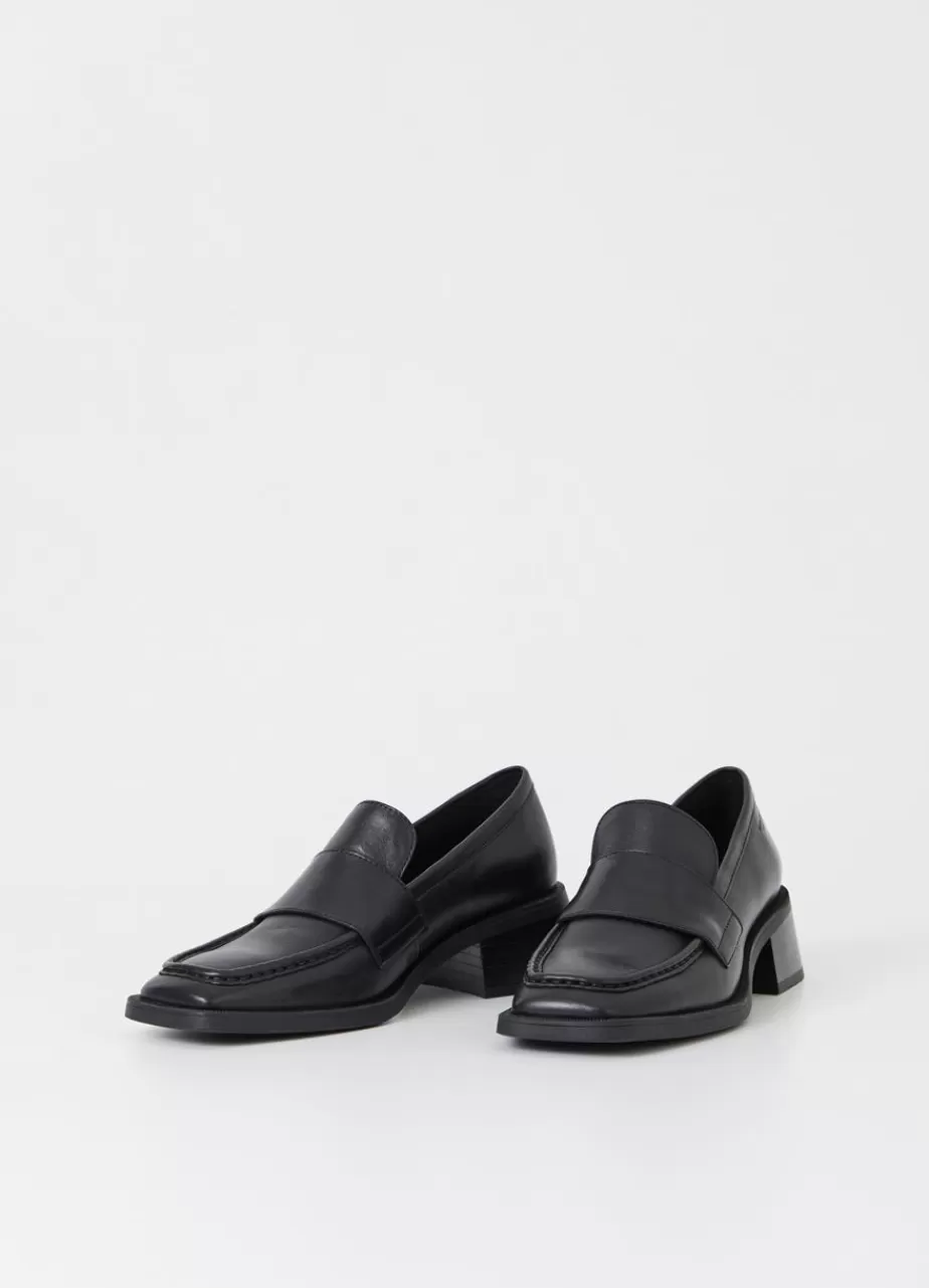 Vagabond Blanca Loafer Noir Cuir Sale