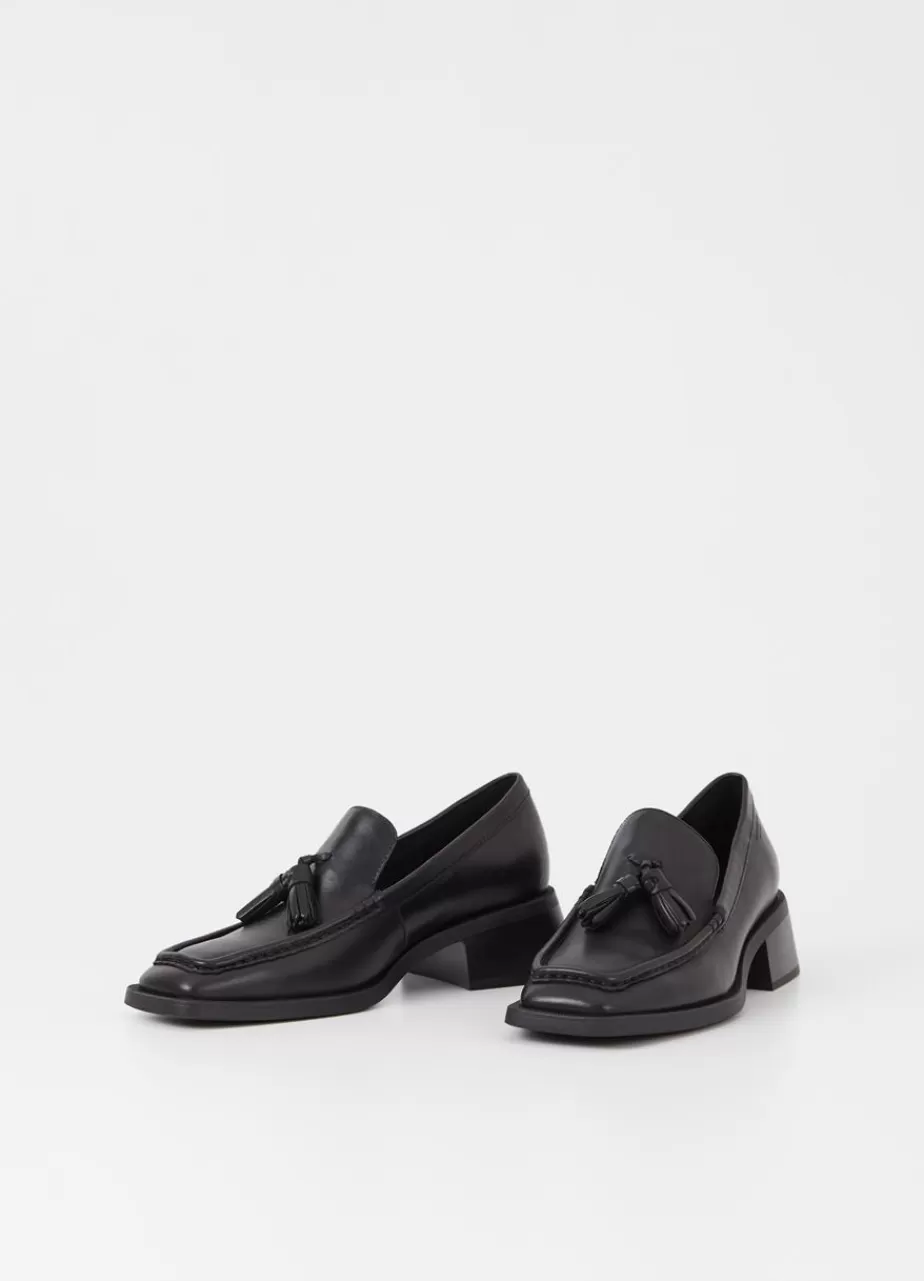 Vagabond Blanca Loafer Noir Cuir Hot
