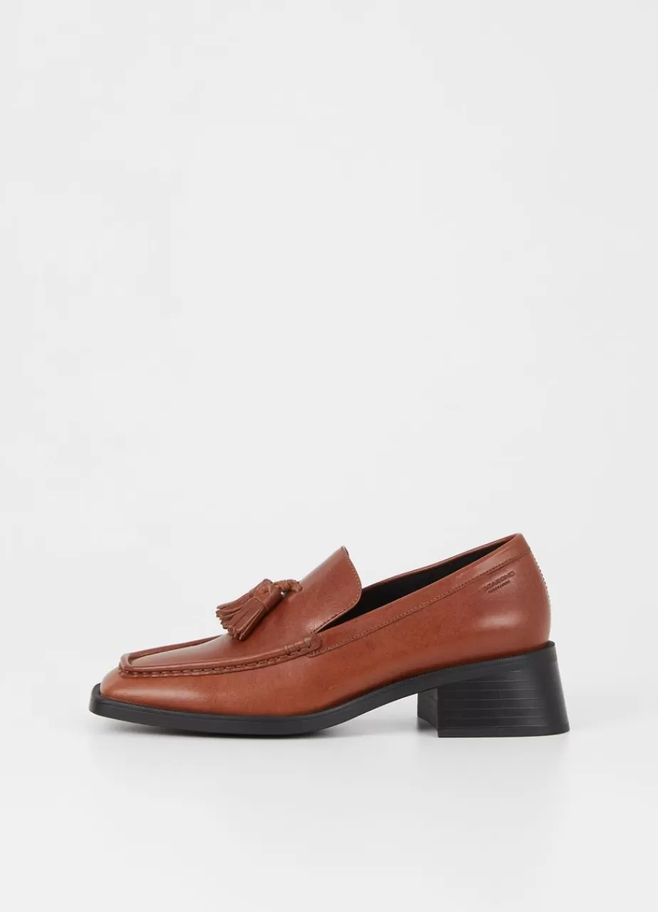 Vagabond Blanca Loafer Marron Cuir Sale