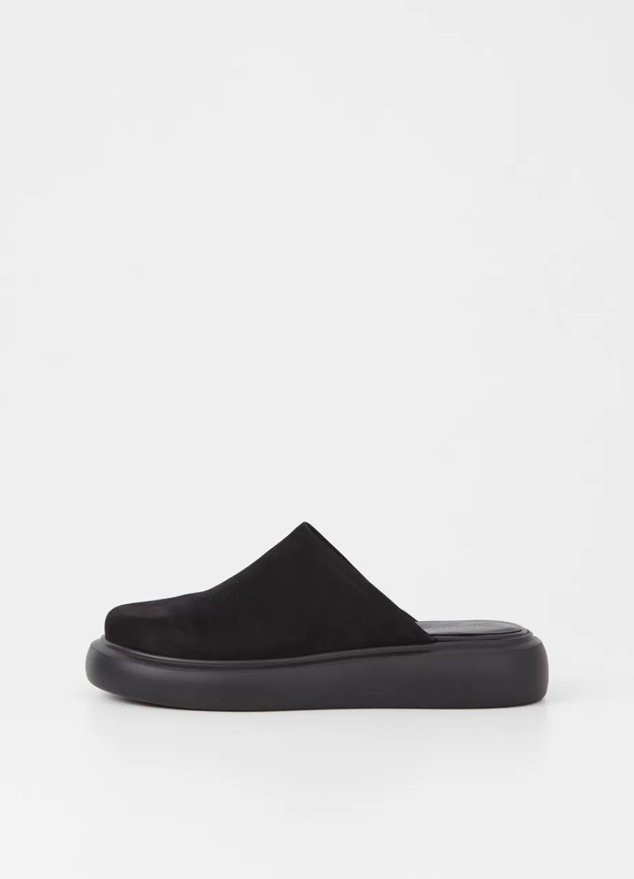 Vagabond Blenda Mules Noir Nubuck Flash Sale