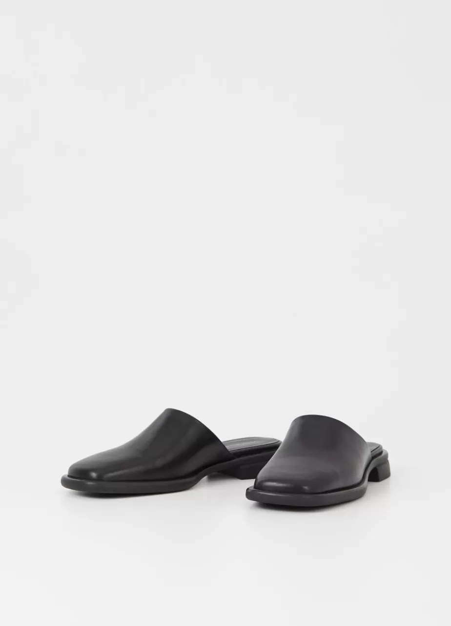 Vagabond Brittie Mules Noir Cuir Sale