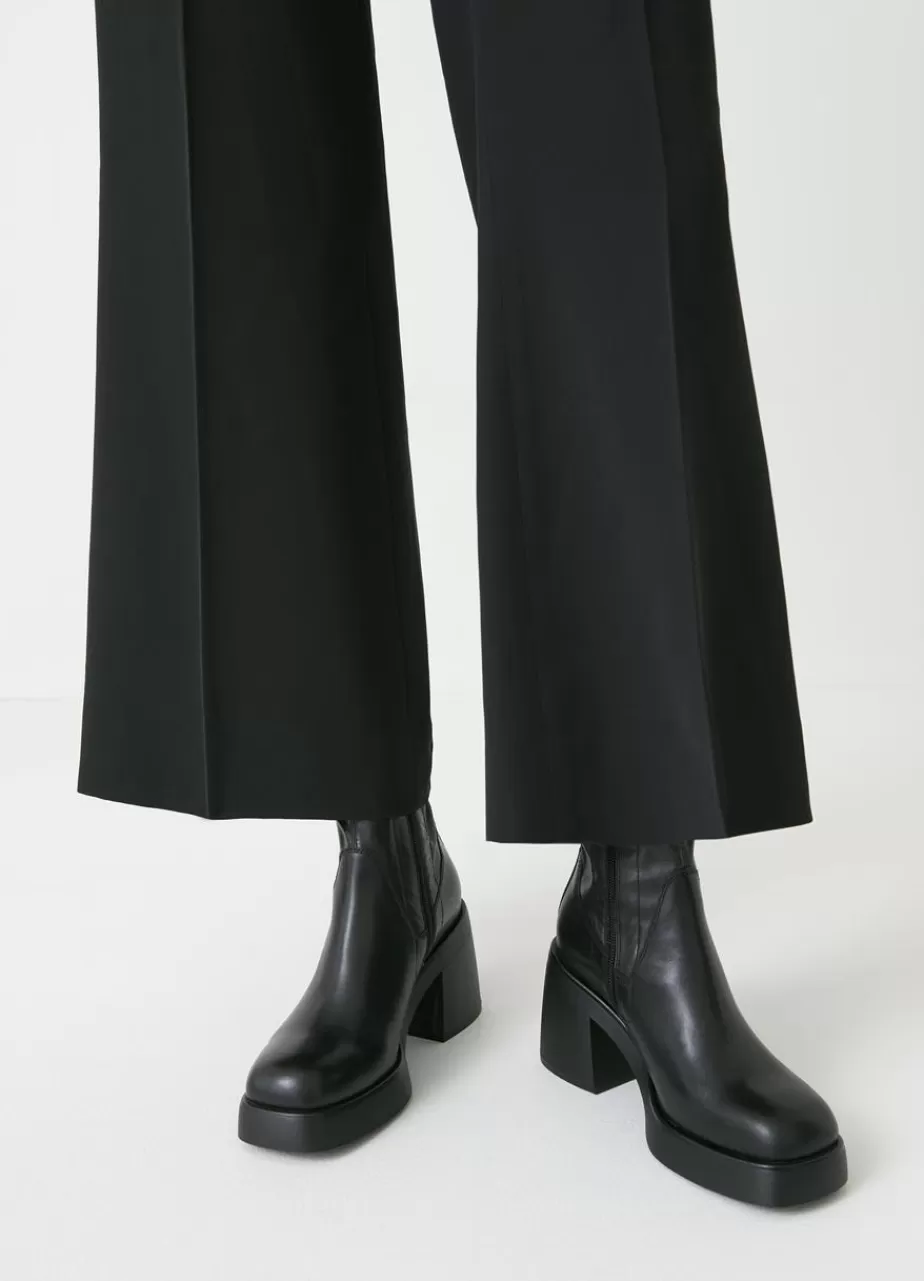 Vagabond Brooke Bottes Noir Cuir/Comb Best