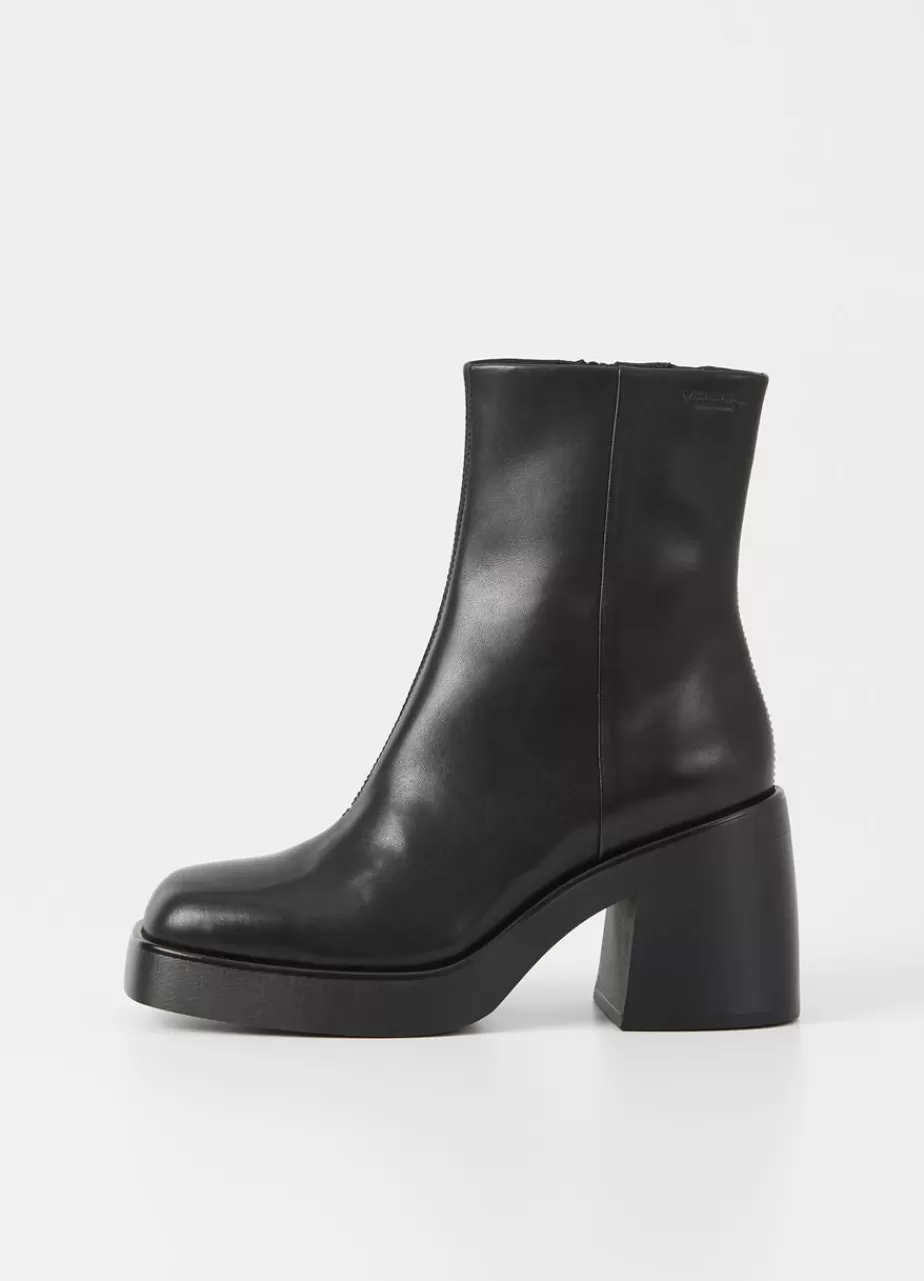 Vagabond Brooke Bottes Noir Cuir Store