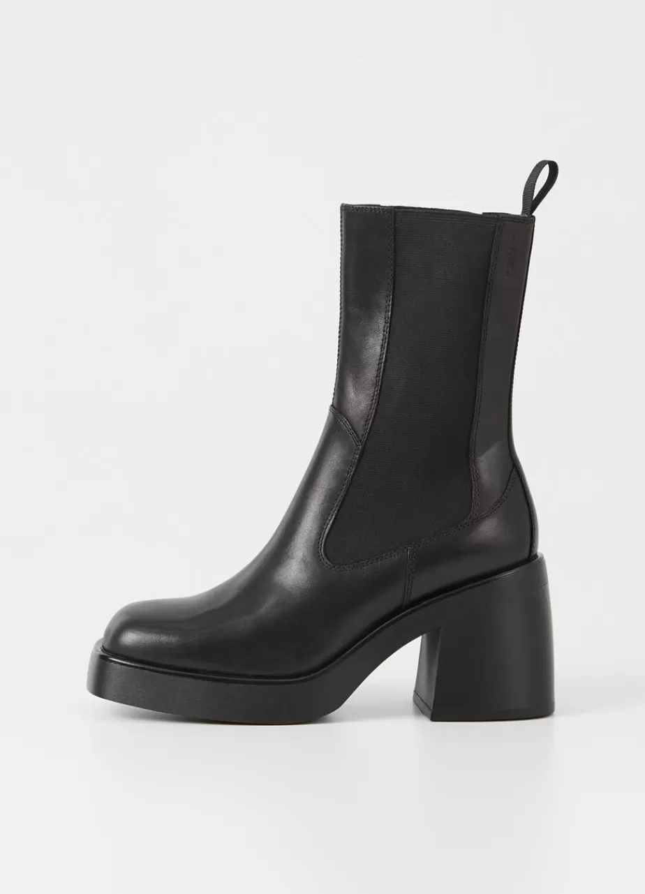 Vagabond Brooke Bottes Noir Cuir Store