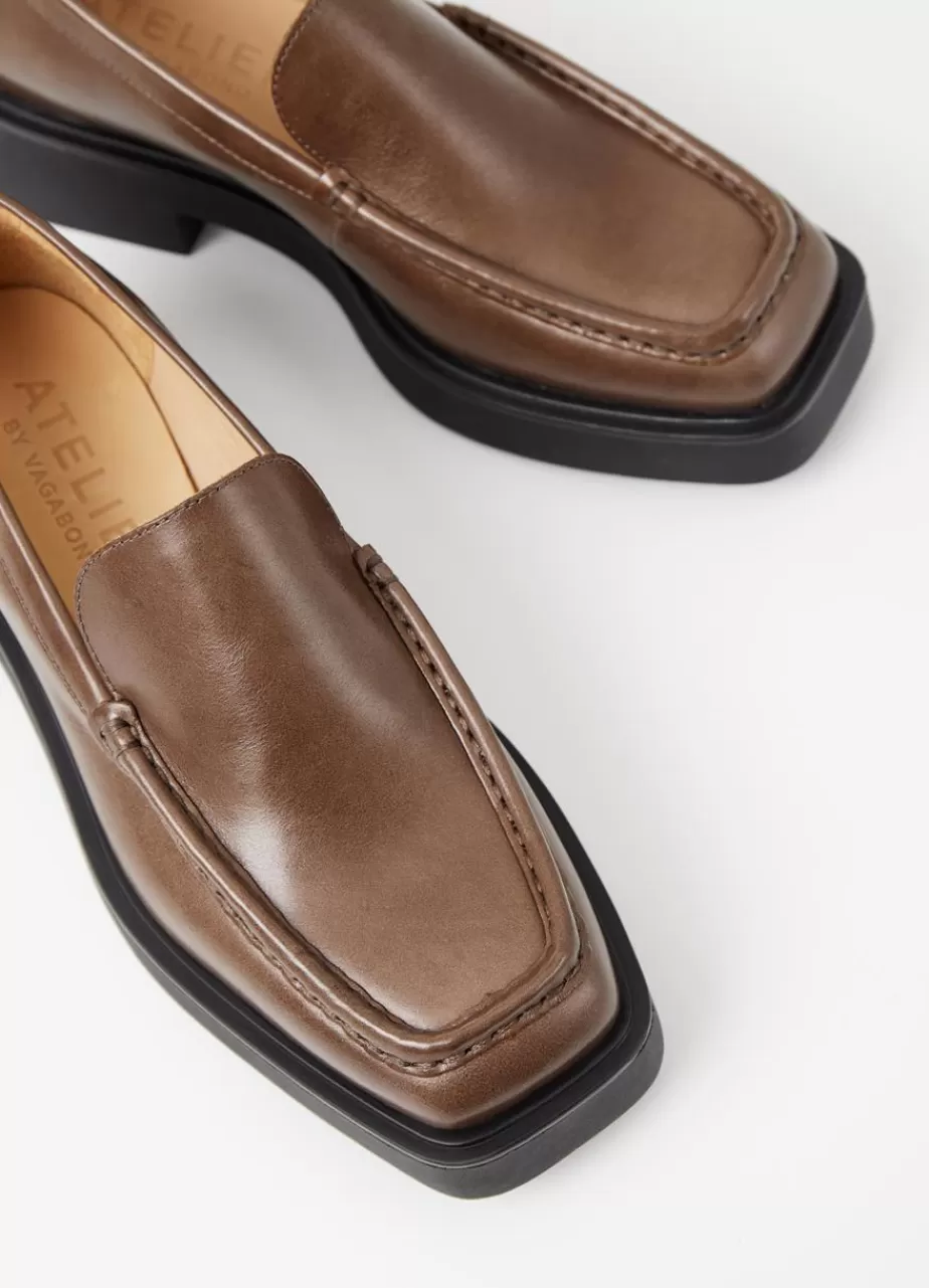 Vagabond Carmen Loafer Marron Cuir Flash Sale