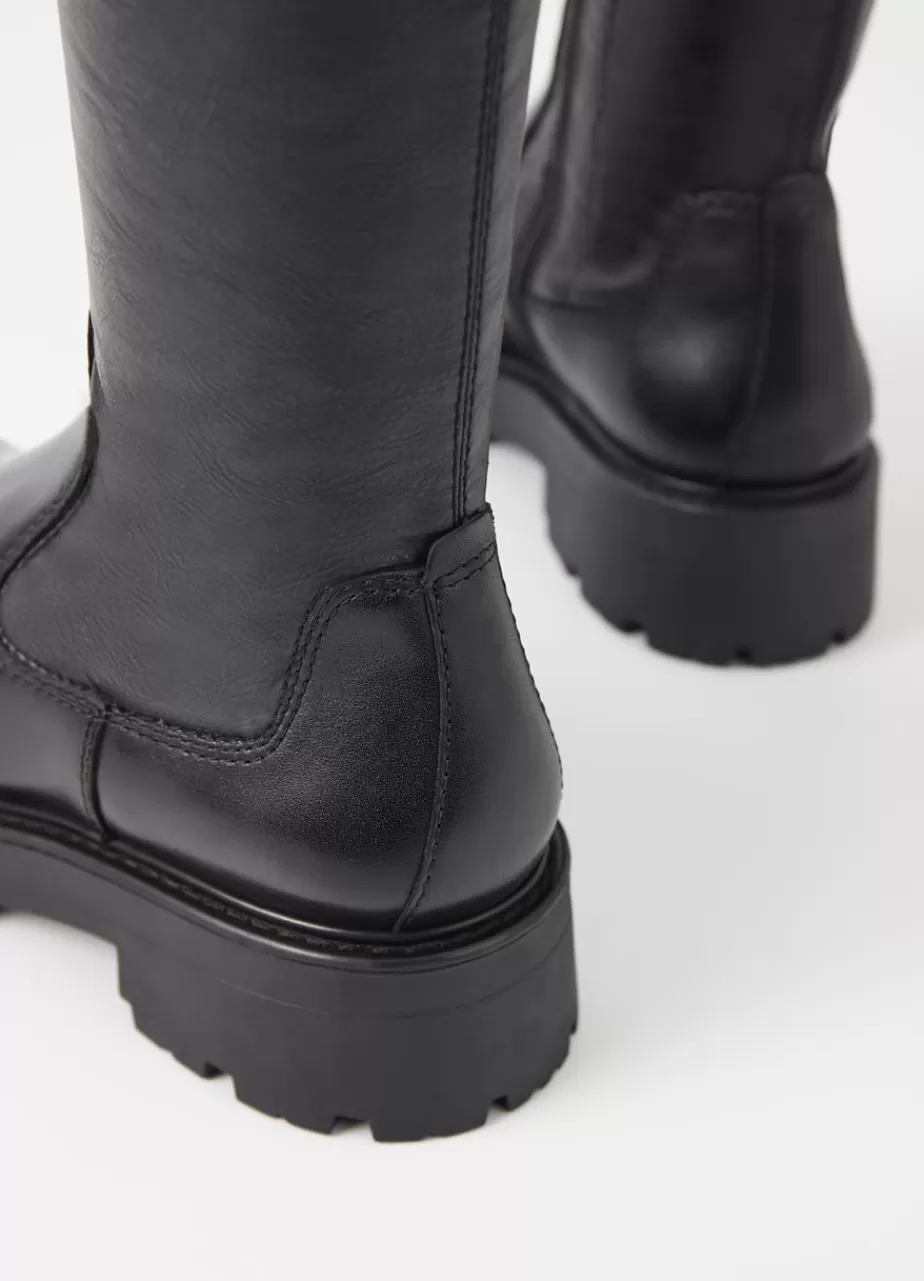Vagabond Cosmo 2.0 Bottes Hautes Noir Cuir/Comb Shop