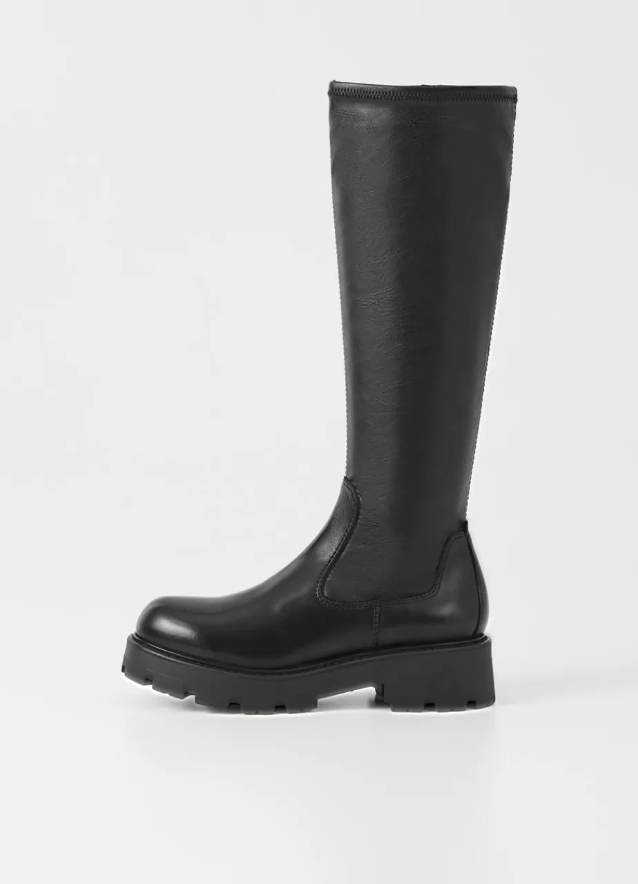Vagabond Cosmo 2.0 Bottes Hautes Noir Cuir/Comb Shop