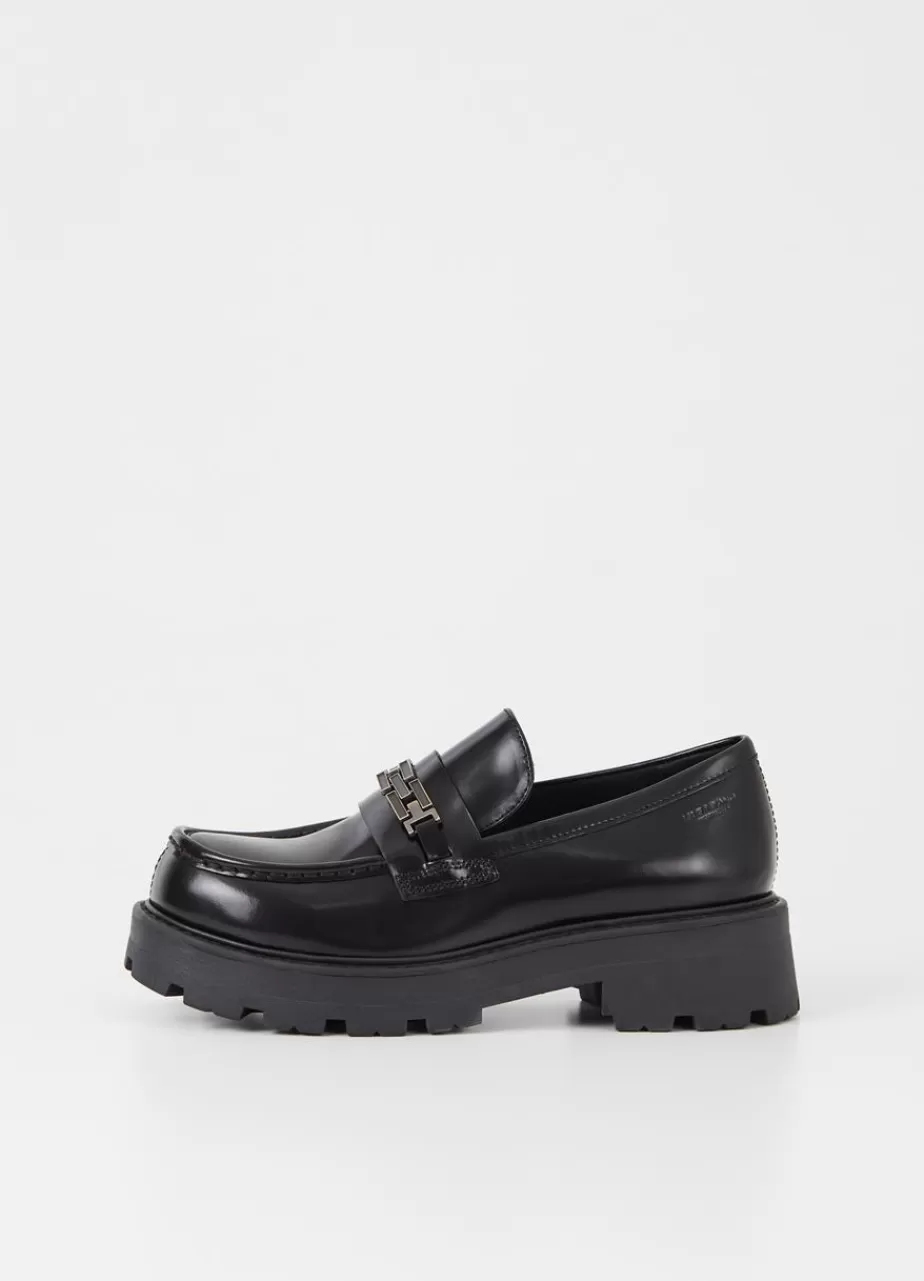 Vagabond Cosmo 2.0 Loafer Noir Cuir Glace Best Sale