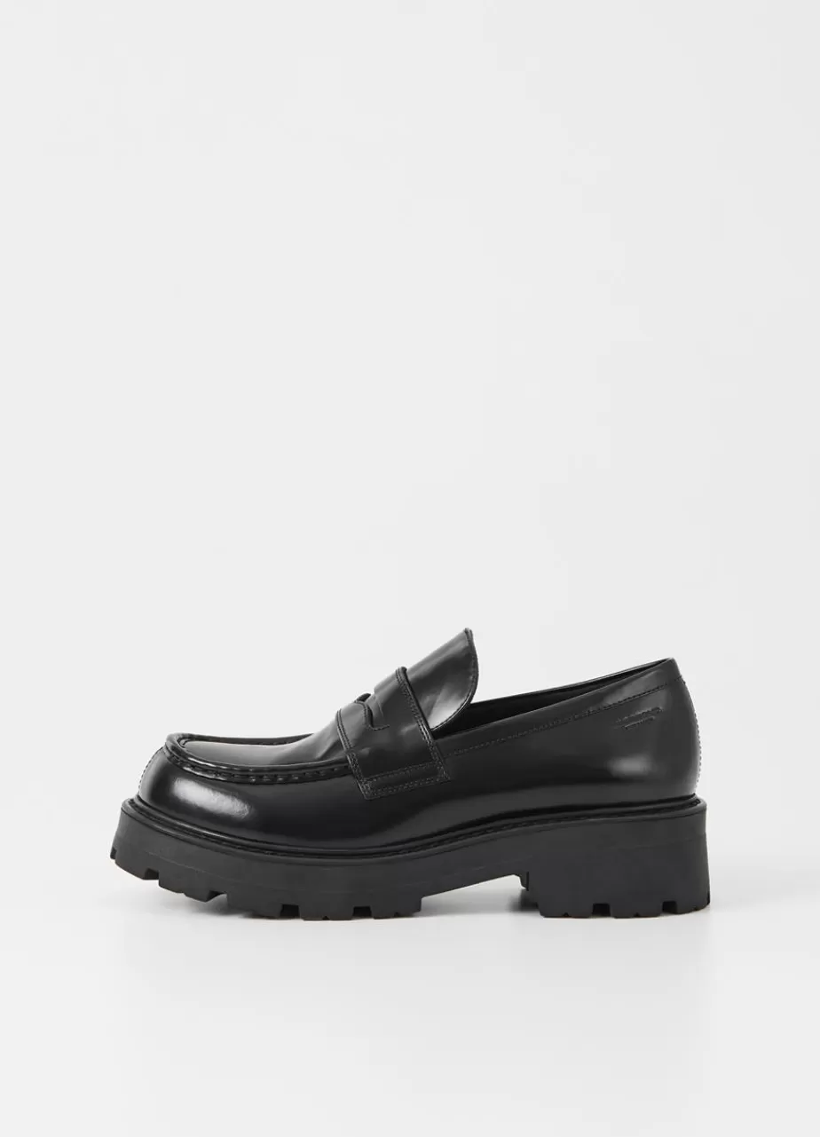 Vagabond Cosmo 2.0 Loafer Noir Cuir Glace Best