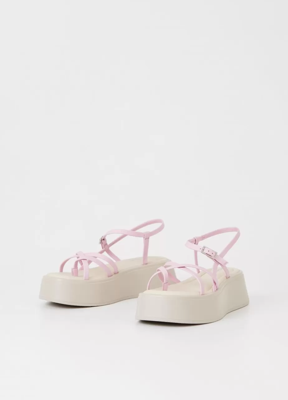 Vagabond Courtney Sandales Rose Cuir Best Sale