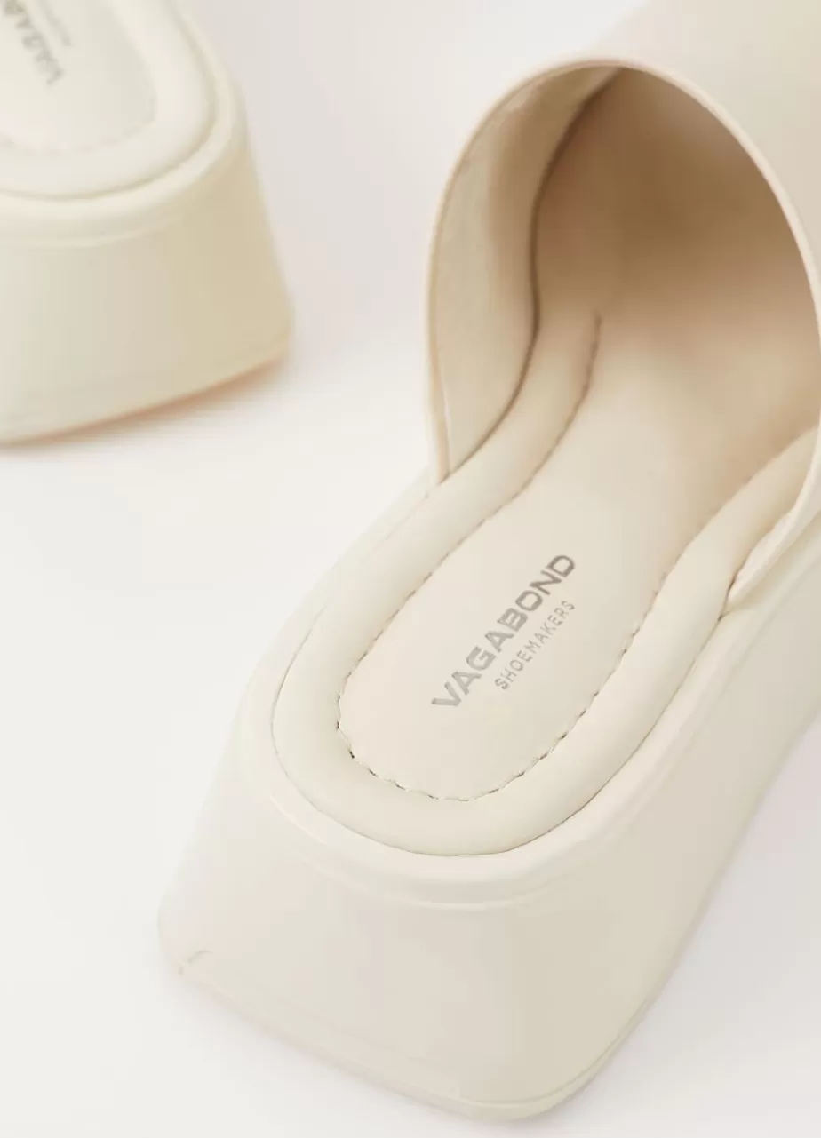 Vagabond Courtney Sandales Blanc Casse Cuir Hot