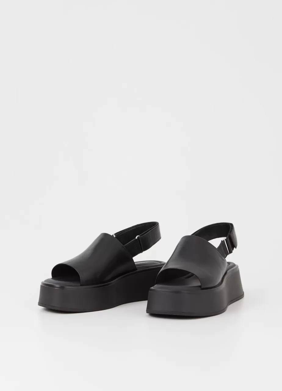 Vagabond Courtney Sandales Noir Cuir Store