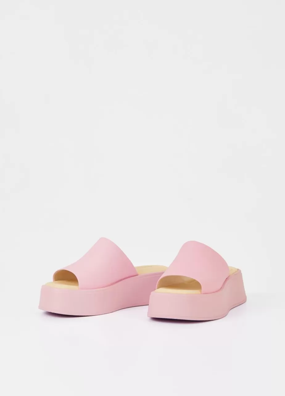 Vagabond Courtney Sandales Rose Cuir Clearance
