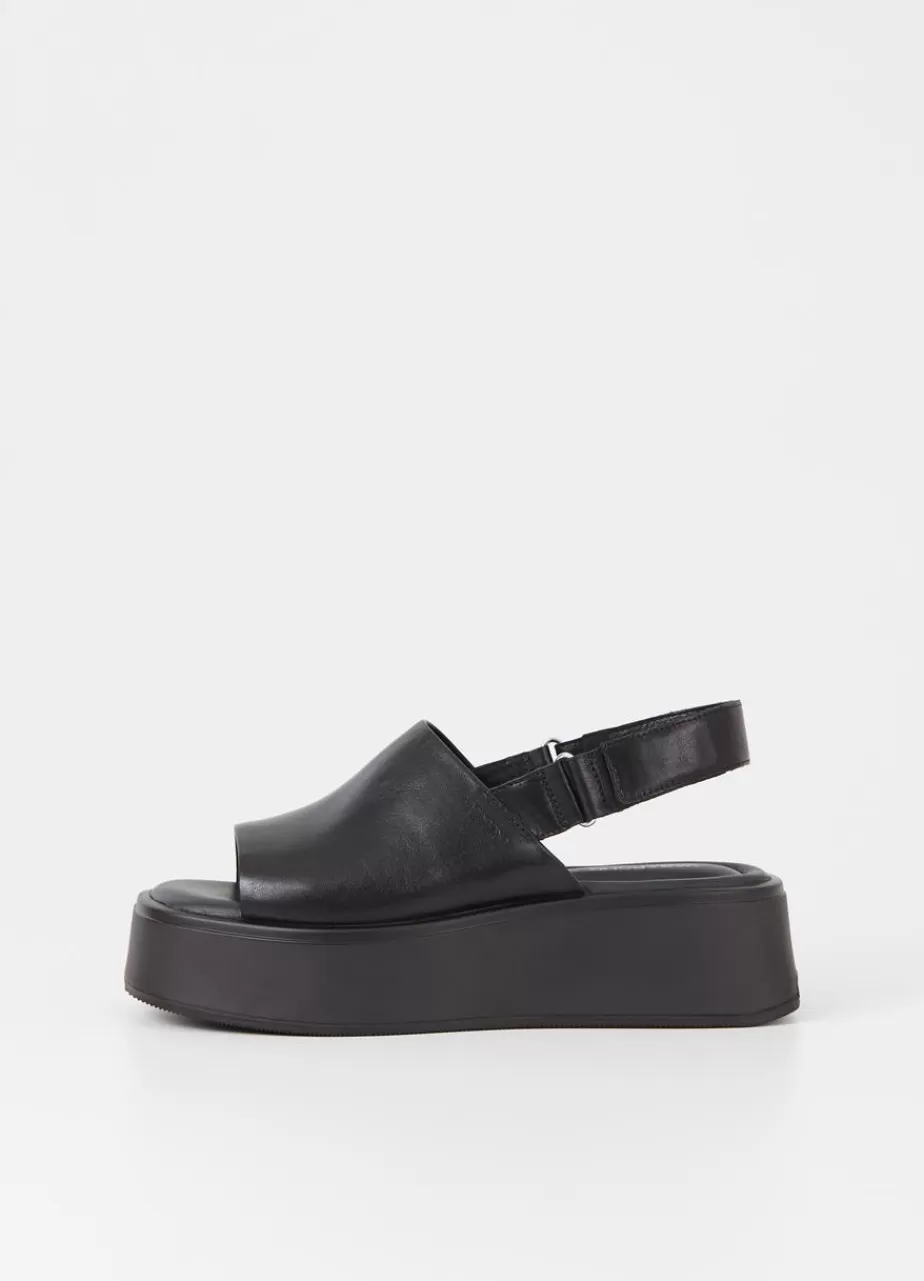 Vagabond Courtney Sandales Noir Cuir Store