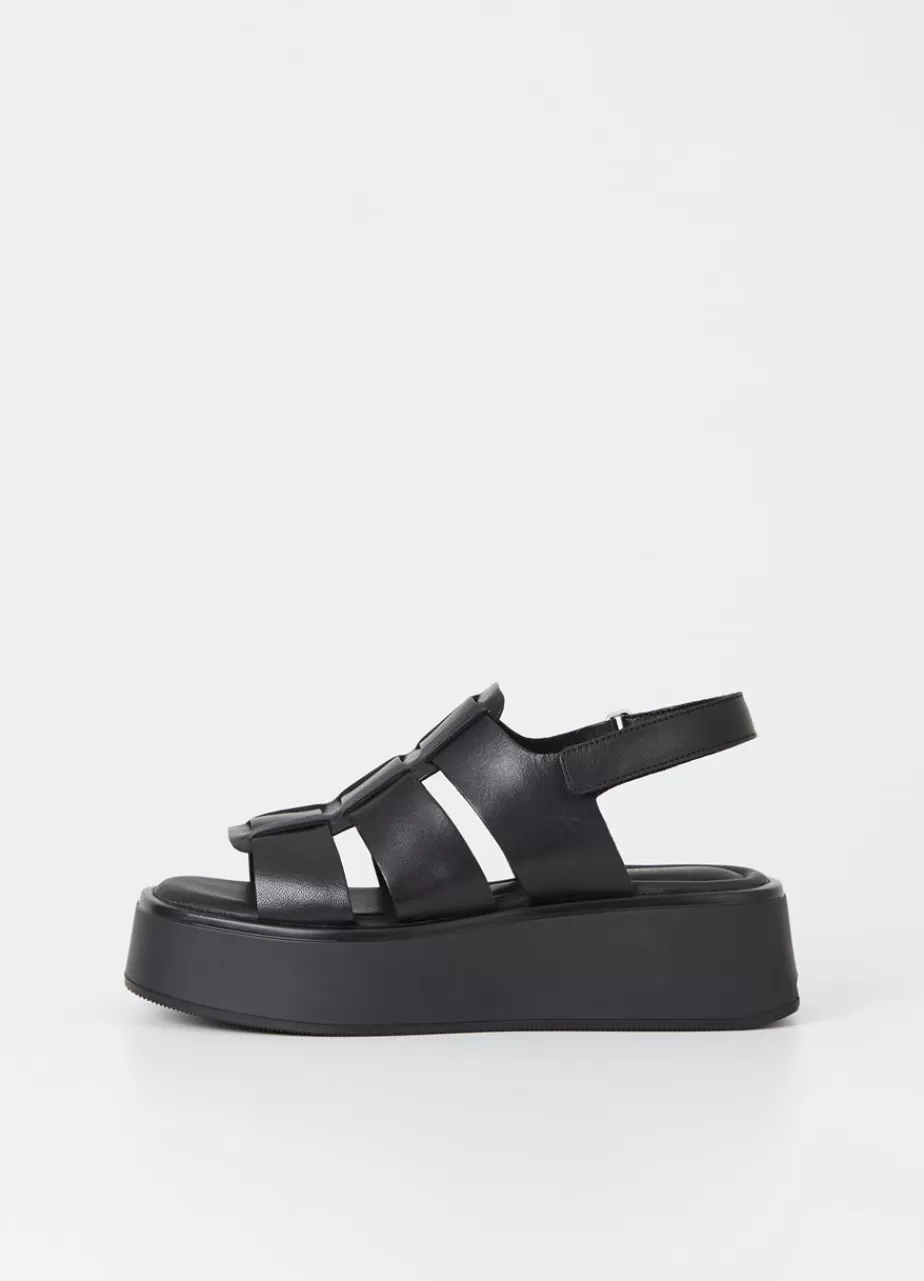 Vagabond Courtney Sandales Noir Cuir Fashion