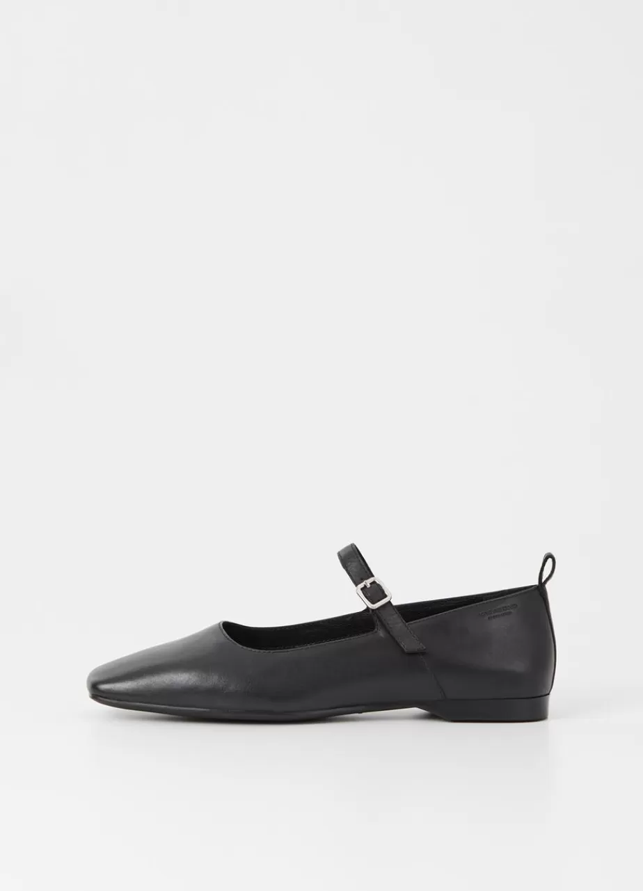 Vagabond Delia Chaussures Noir Cuir Clearance