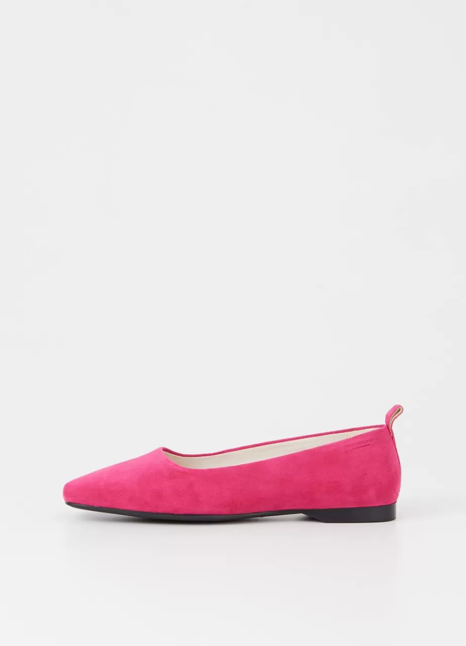 Vagabond Delia Chaussures Rose Daim Shop