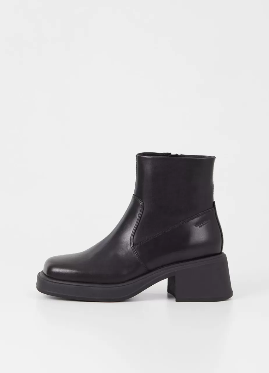 Vagabond Dorah Bottes Noir Cuir Sale