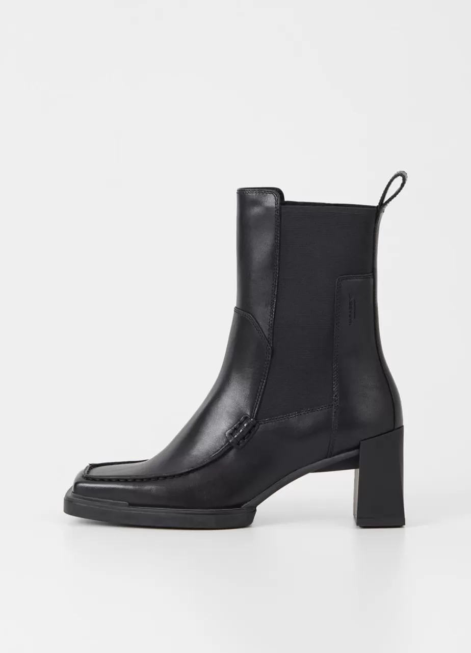 Vagabond Edwina Bottes Noir Cuir Cheap