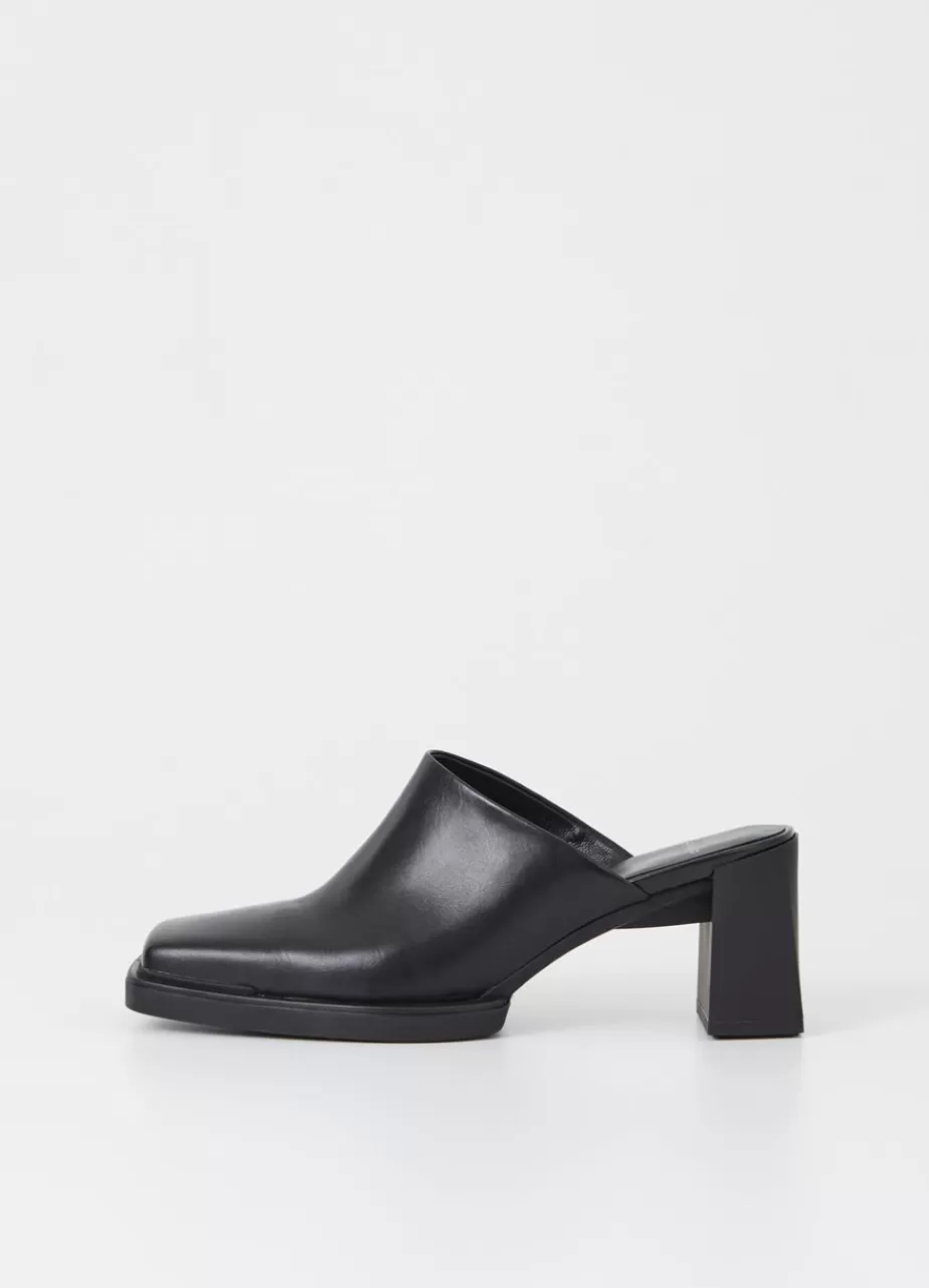 Vagabond Edwina Mules Noir Cuir Fashion