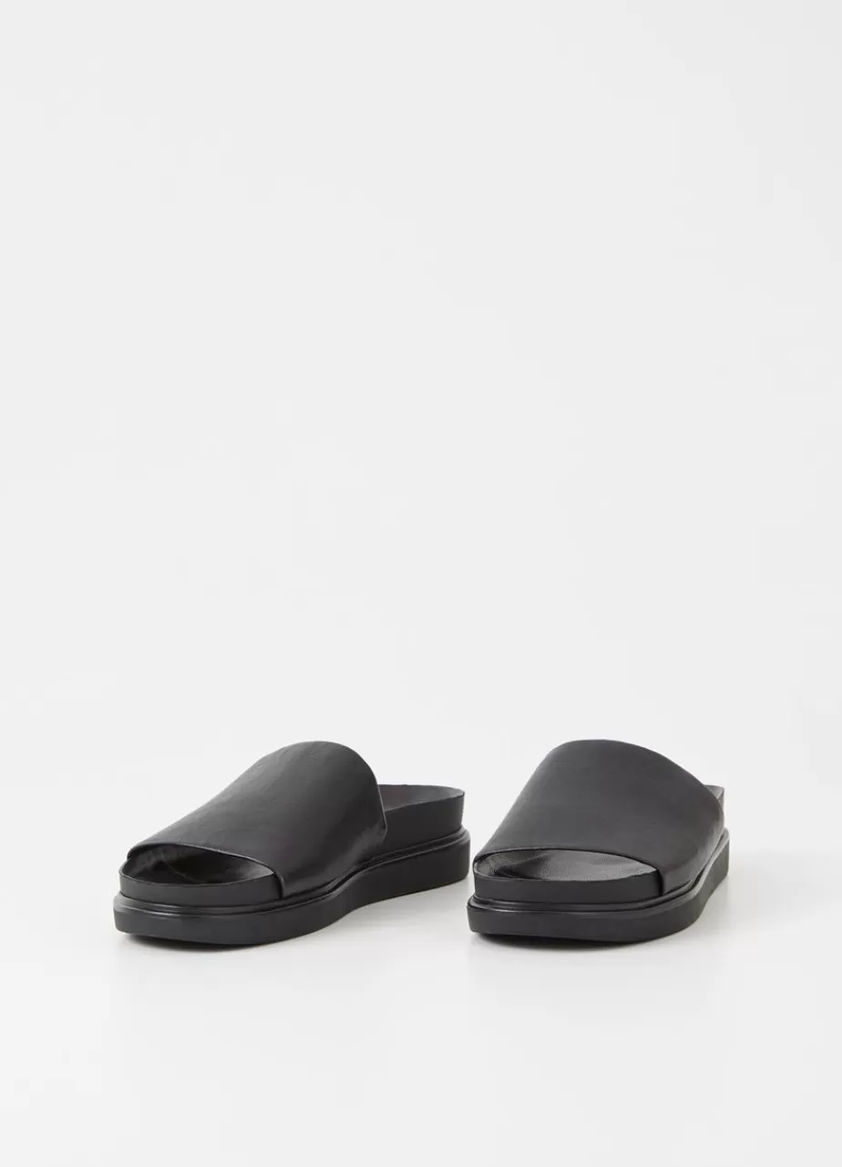 Vagabond Erin Sandales Noir Cuir Sale
