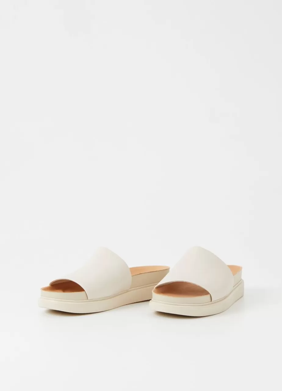 Vagabond Erin Sandales Blanc Casse Cuir New