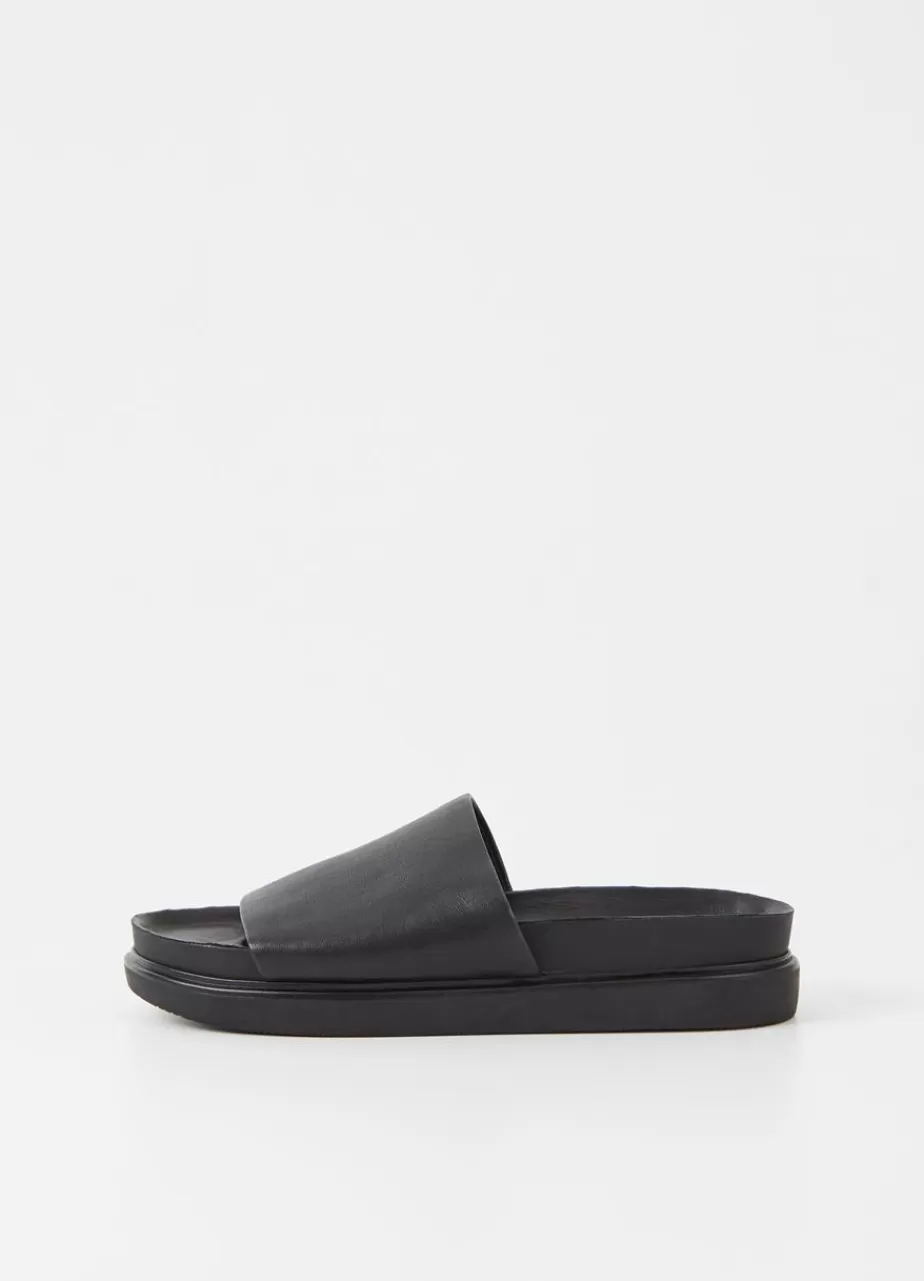 Vagabond Erin Sandales Noir Cuir Sale