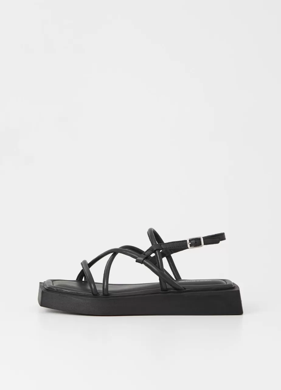 Vagabond Evy Sandales Noir Cuir Cheap