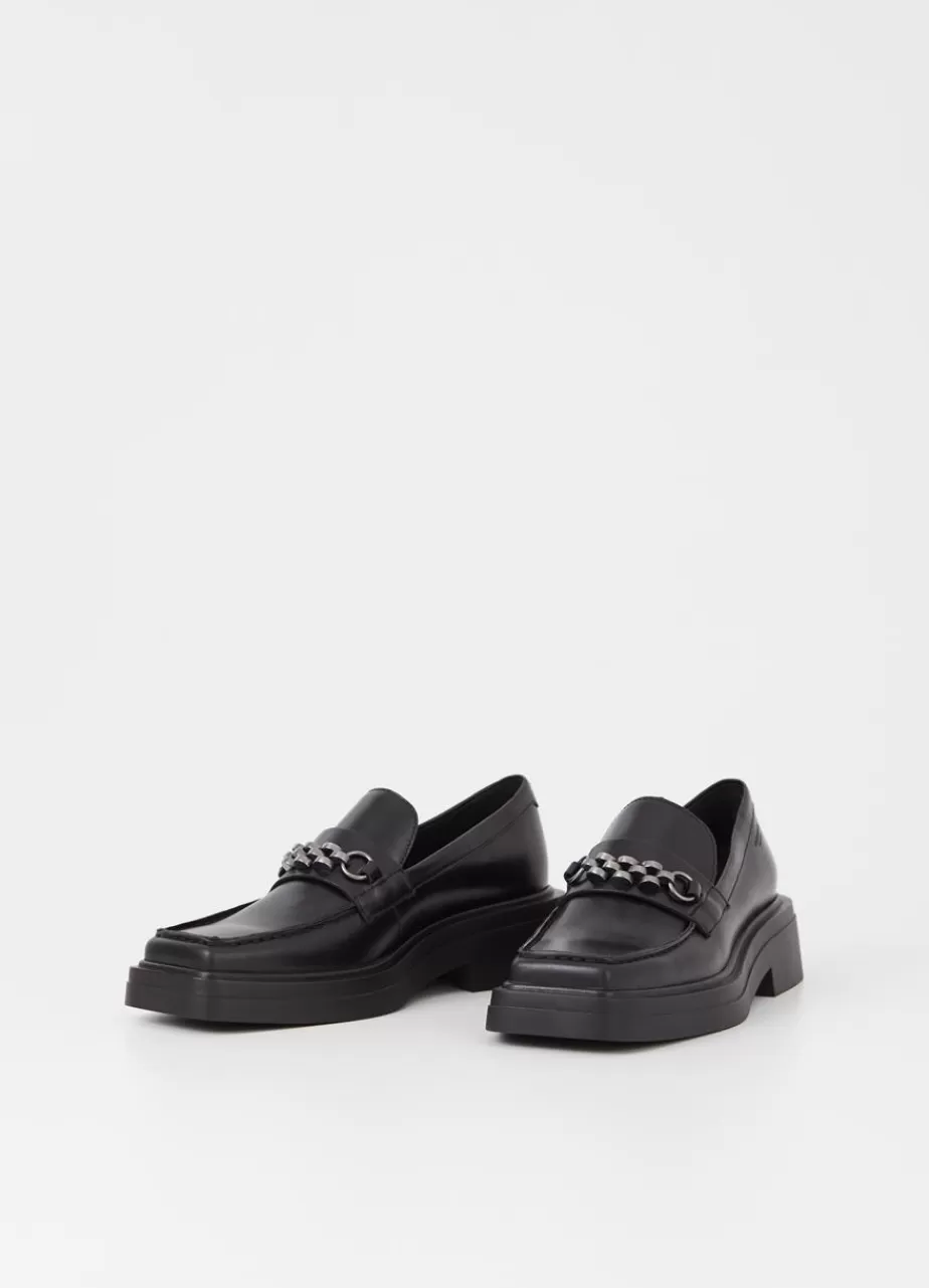 Vagabond Eyra Loafer Noir Cuir New