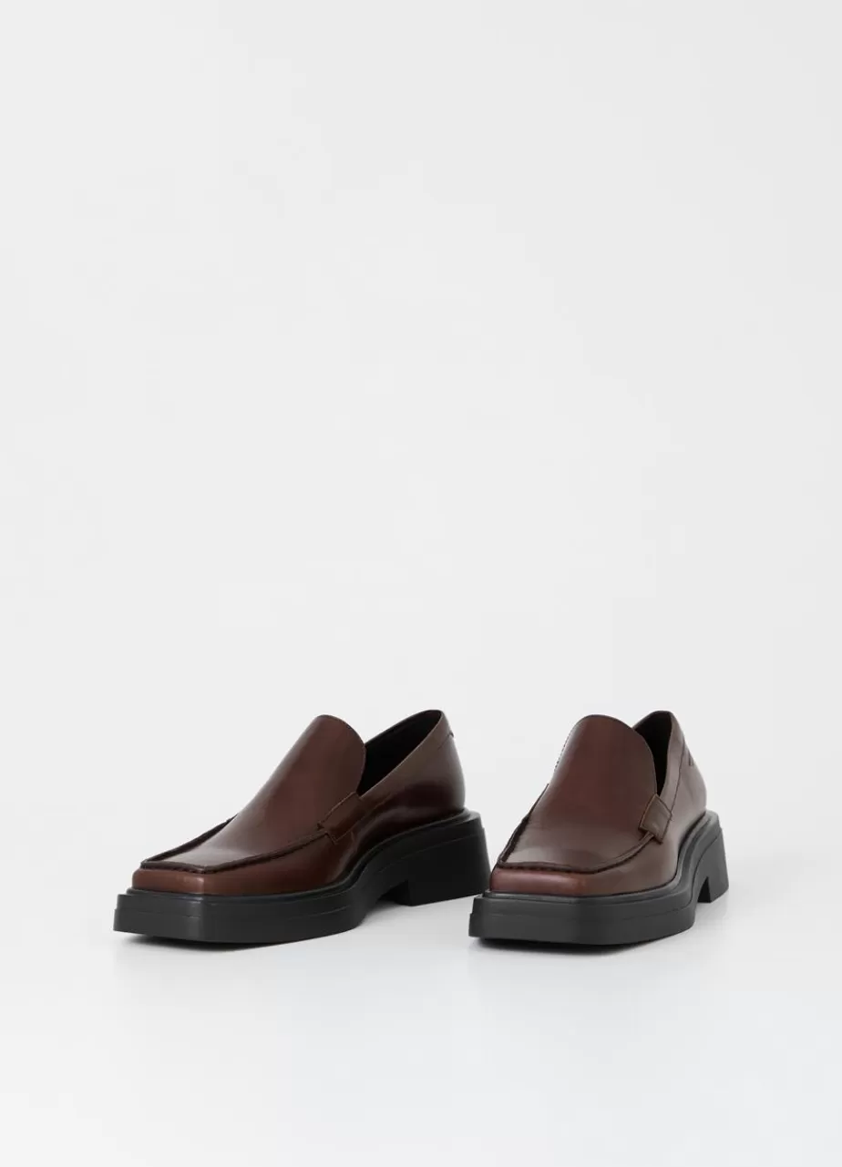 Vagabond Eyra Loafer Marron Cuir New