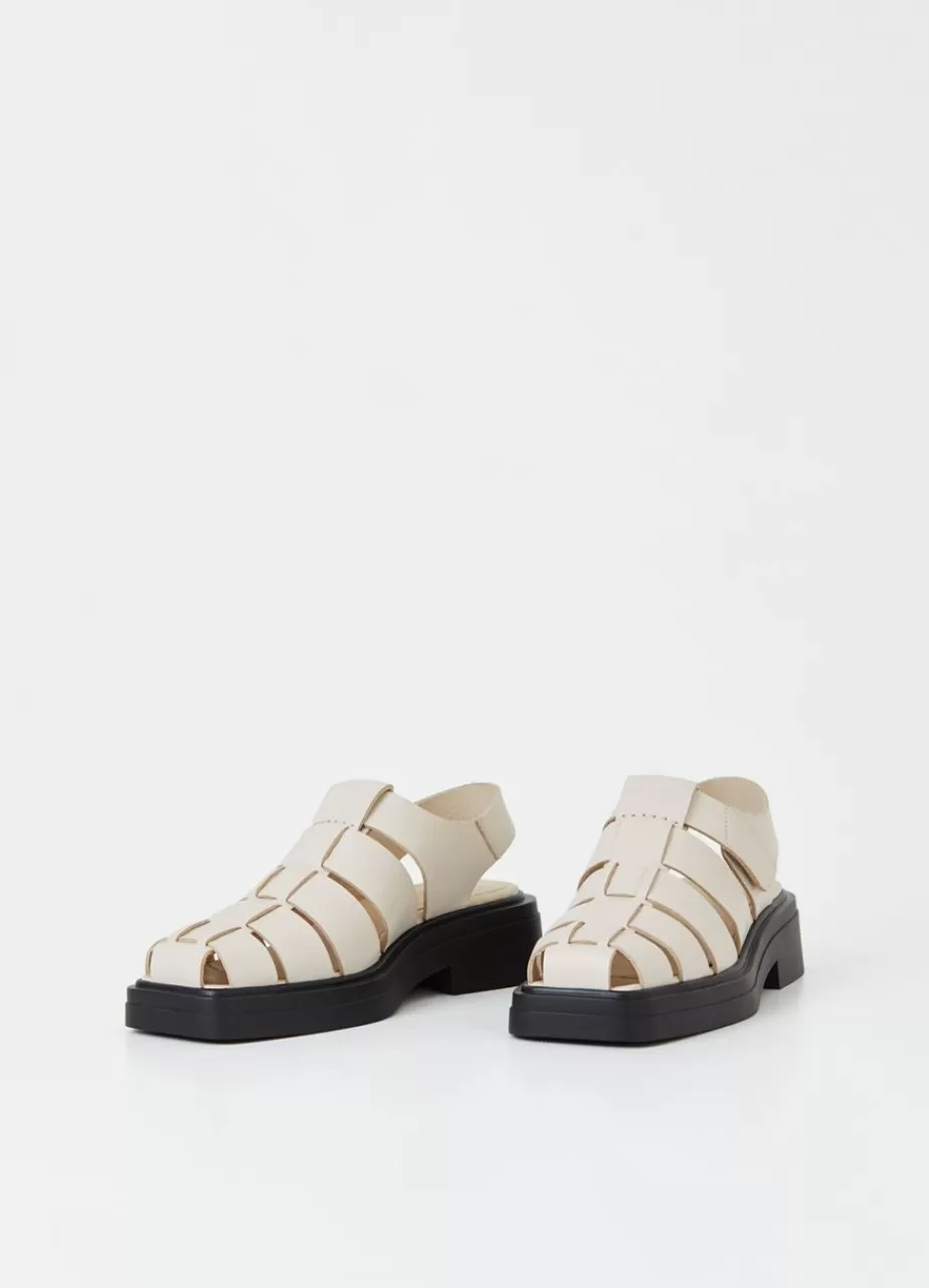 Vagabond Eyra Sandales Blanc Casse Cuir Cheap