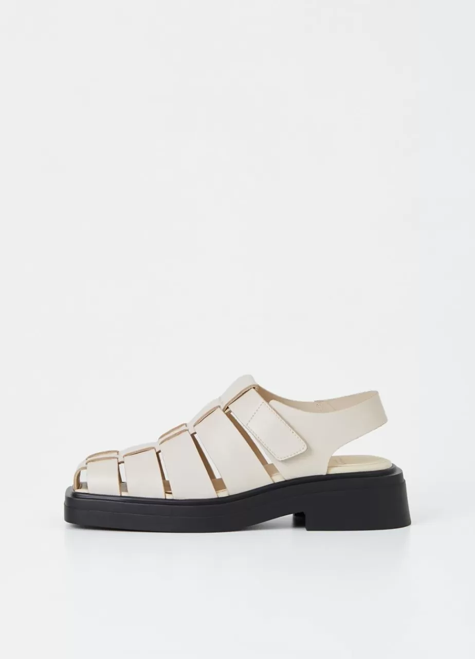 Vagabond Eyra Sandales Blanc Casse Cuir Cheap