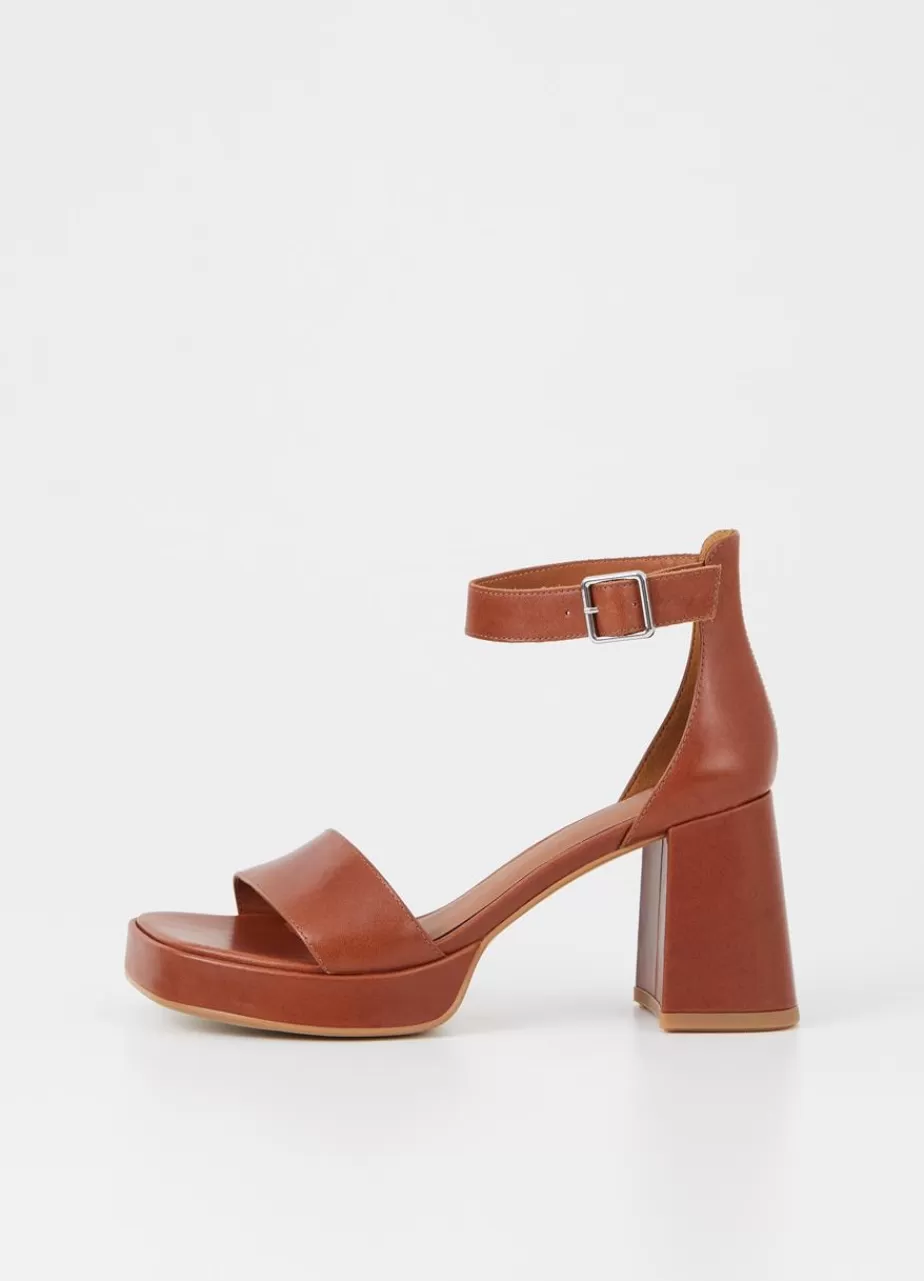 Vagabond Fiona Sandales Marron Cuir Store