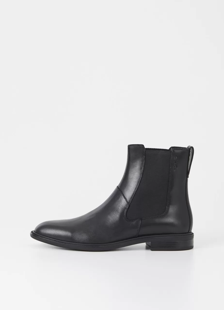 Vagabond Frances 2.0 Bottes Noir Cuir Discount