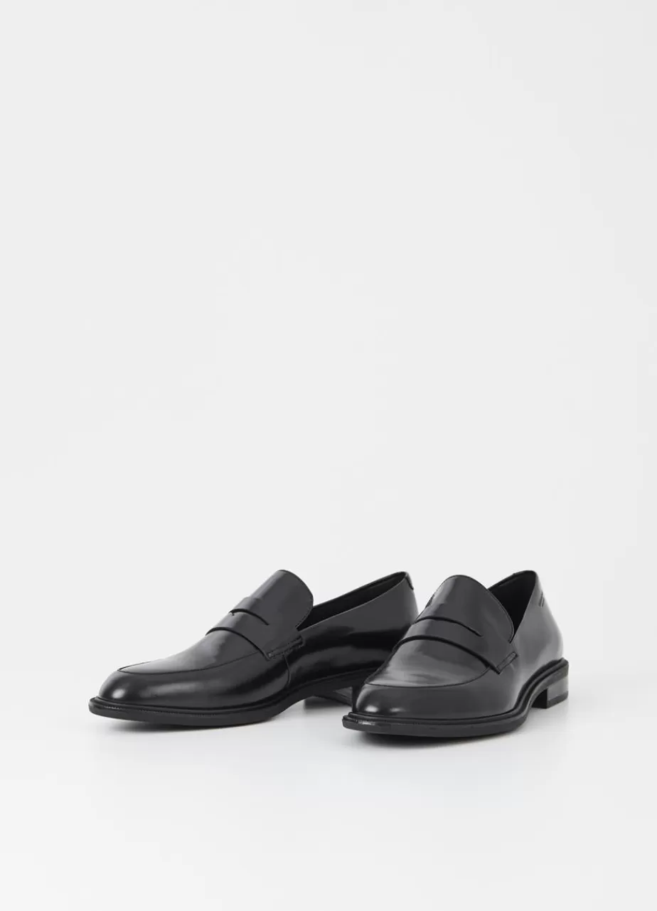 Vagabond Frances 2.0 Loafer Noir Cuir Glace New