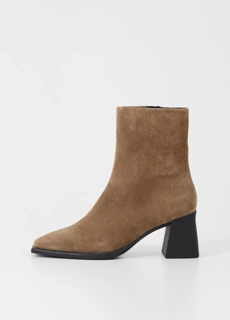Vagabond Hedda Bottes Marron Daim Hot