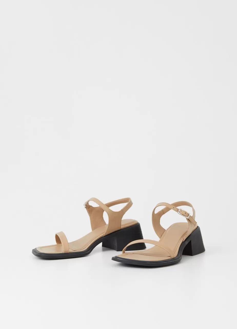 Vagabond Ines Sandales Beige Cuir New