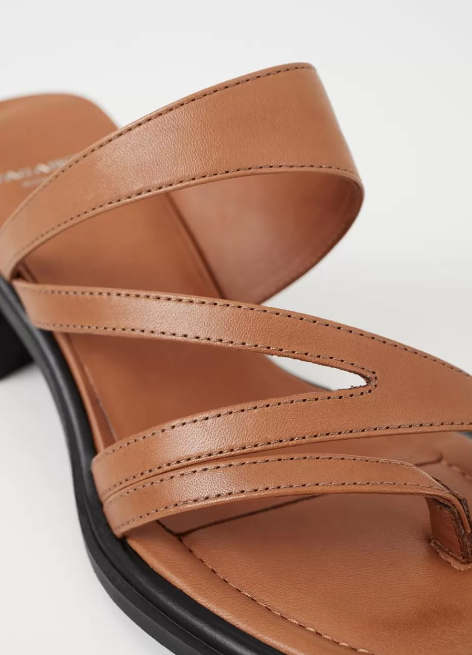 Vagabond Ines Sandales Marron Cuir Shop