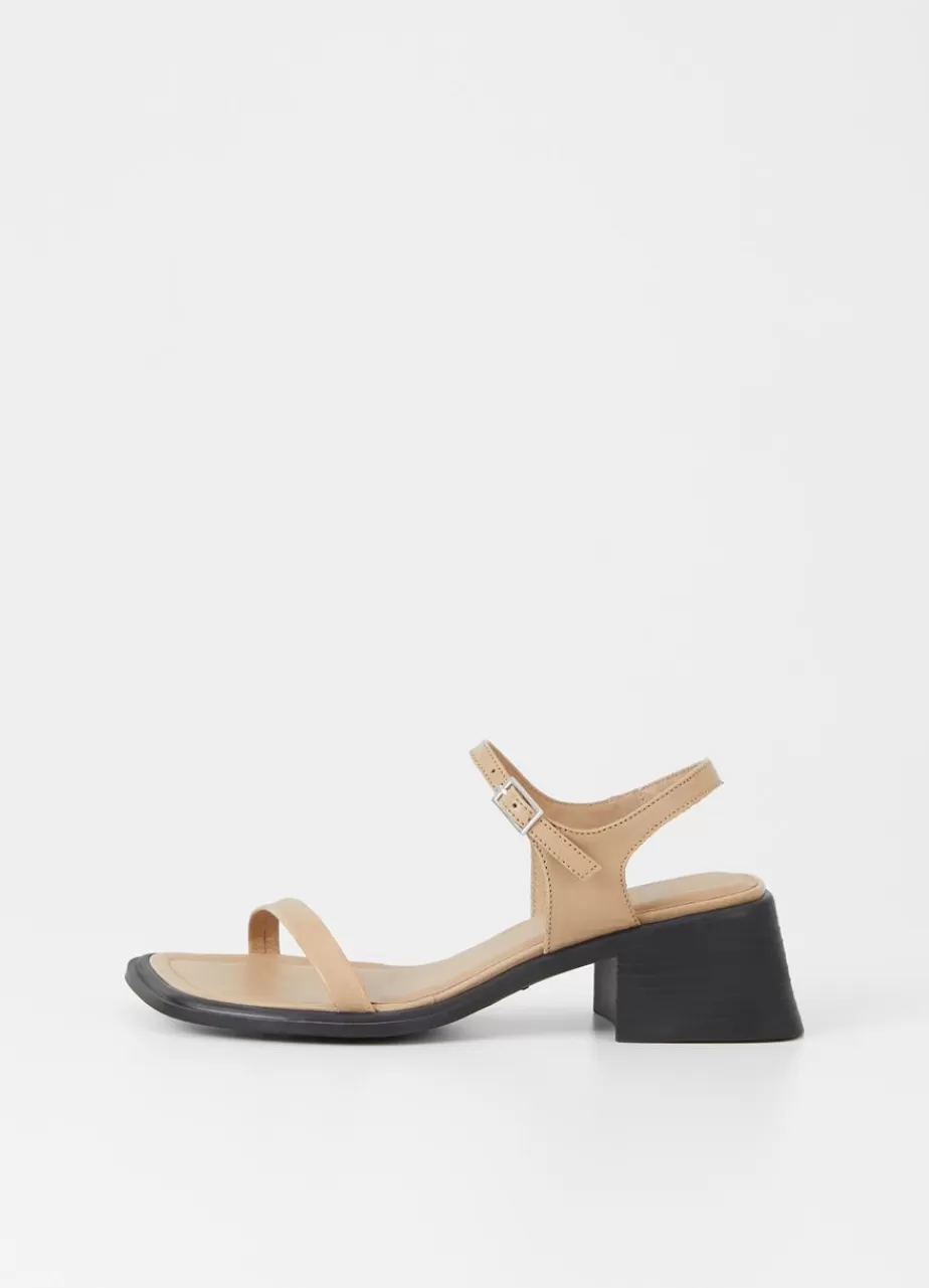 Vagabond Ines Sandales Beige Cuir New