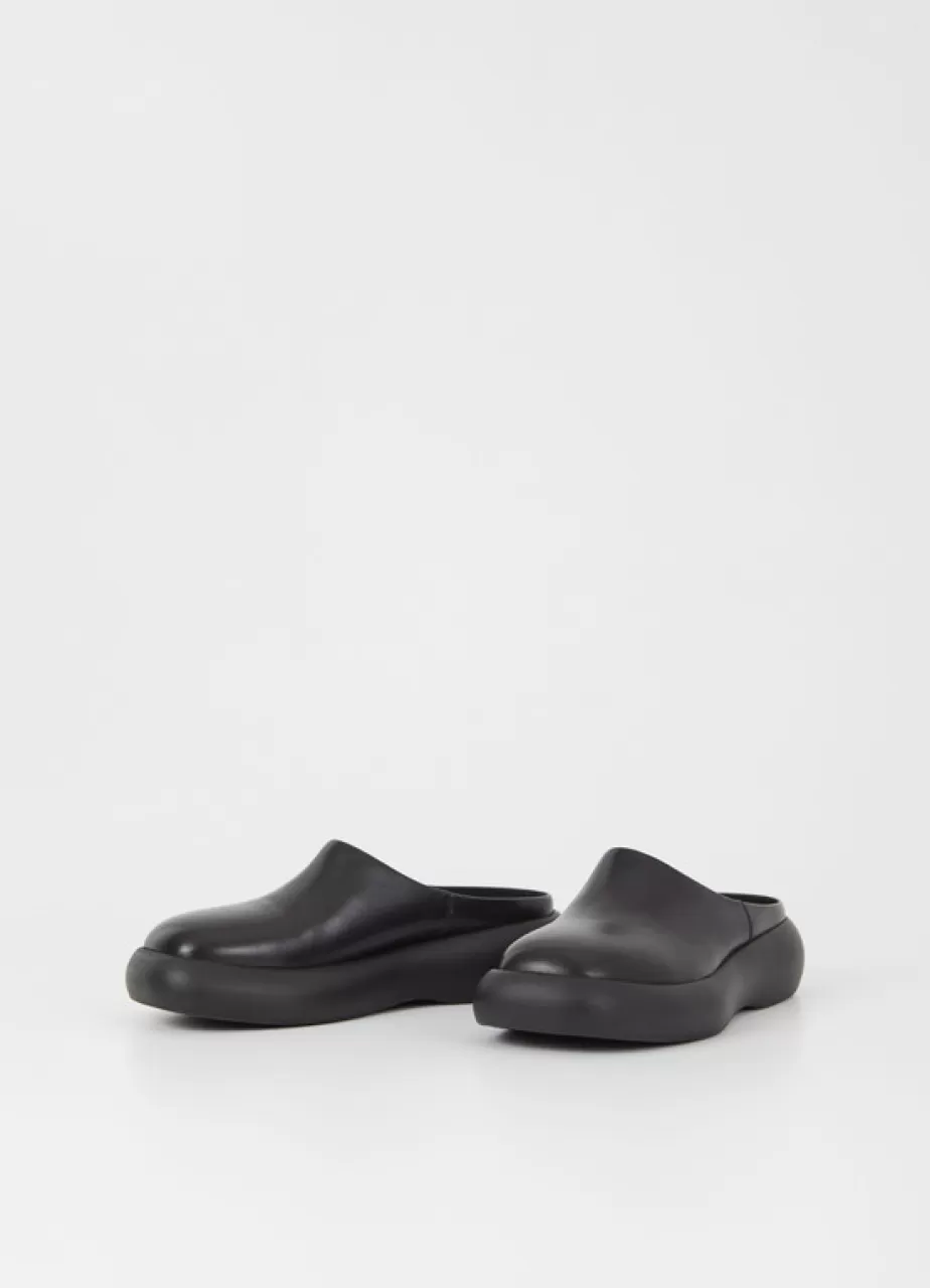Vagabond Janick Mules Noir Cuir New