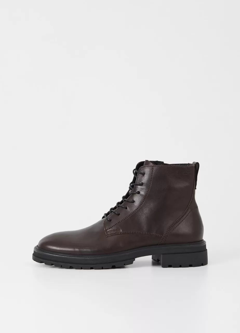 Vagabond Johnny 2.0 Bottes Marron Fonce Cuir Discount