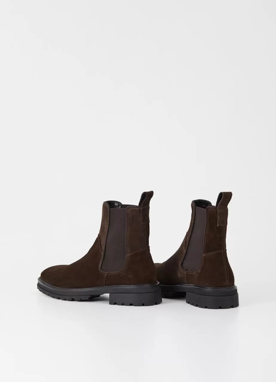Vagabond Johnny 2.0 Bottes Marron Fonce Daim New
