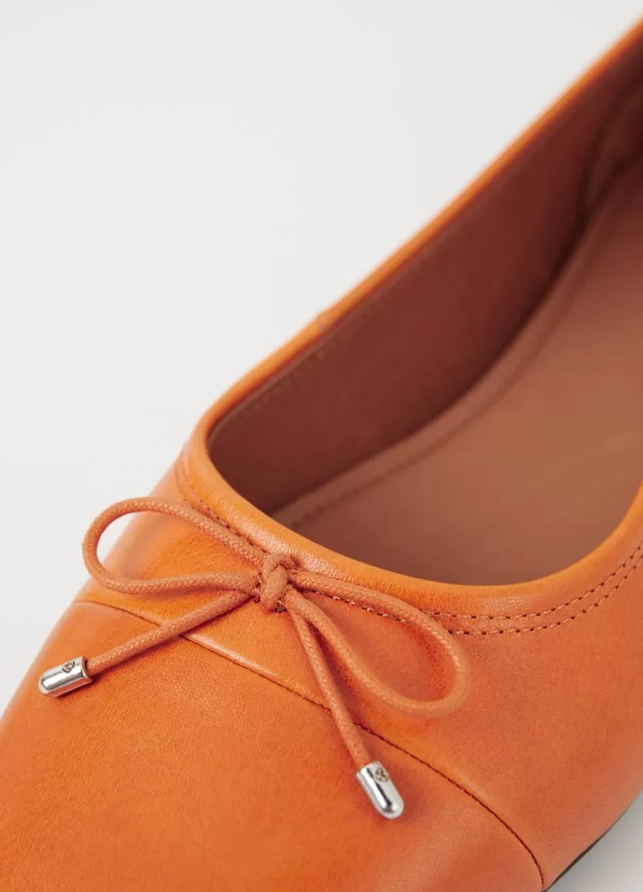 Vagabond Jolin Chaussures Orange Cuir Best