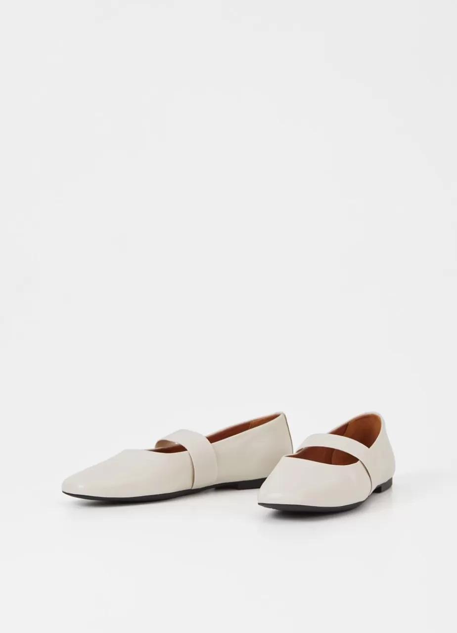 Vagabond Jolin Chaussures Blanc Casse Cuir Outlet