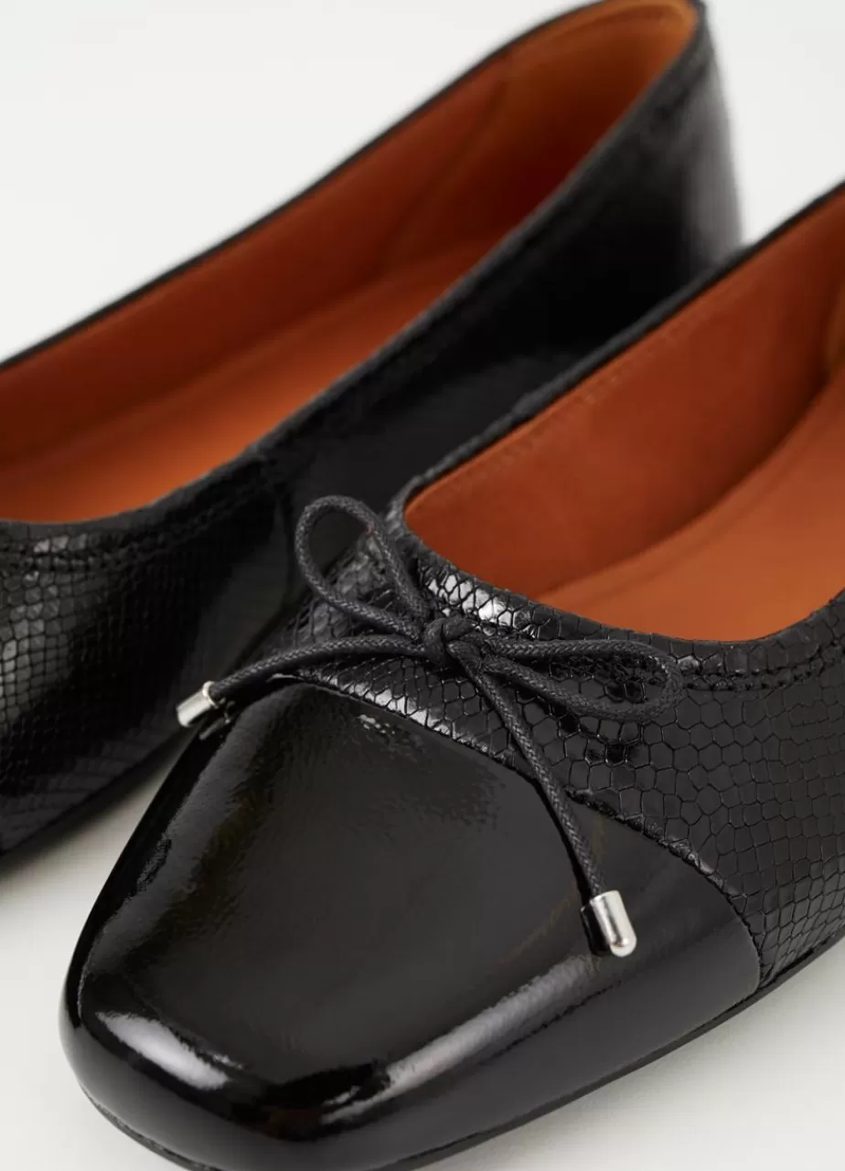 Vagabond Jolin Chaussures Noir Verni/Embosse Best